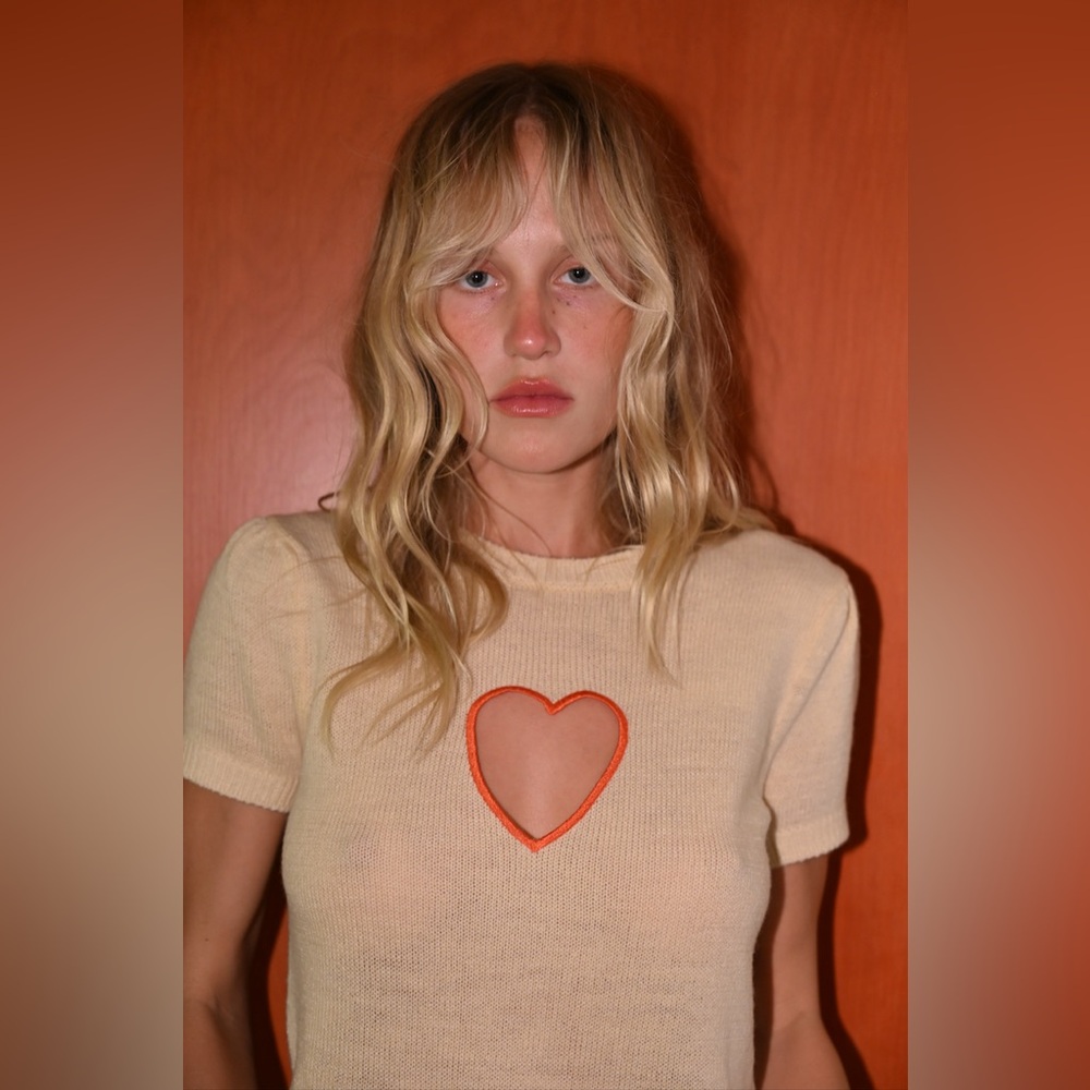 Stoned Immaculate Heart of Gold Sweater sz small
